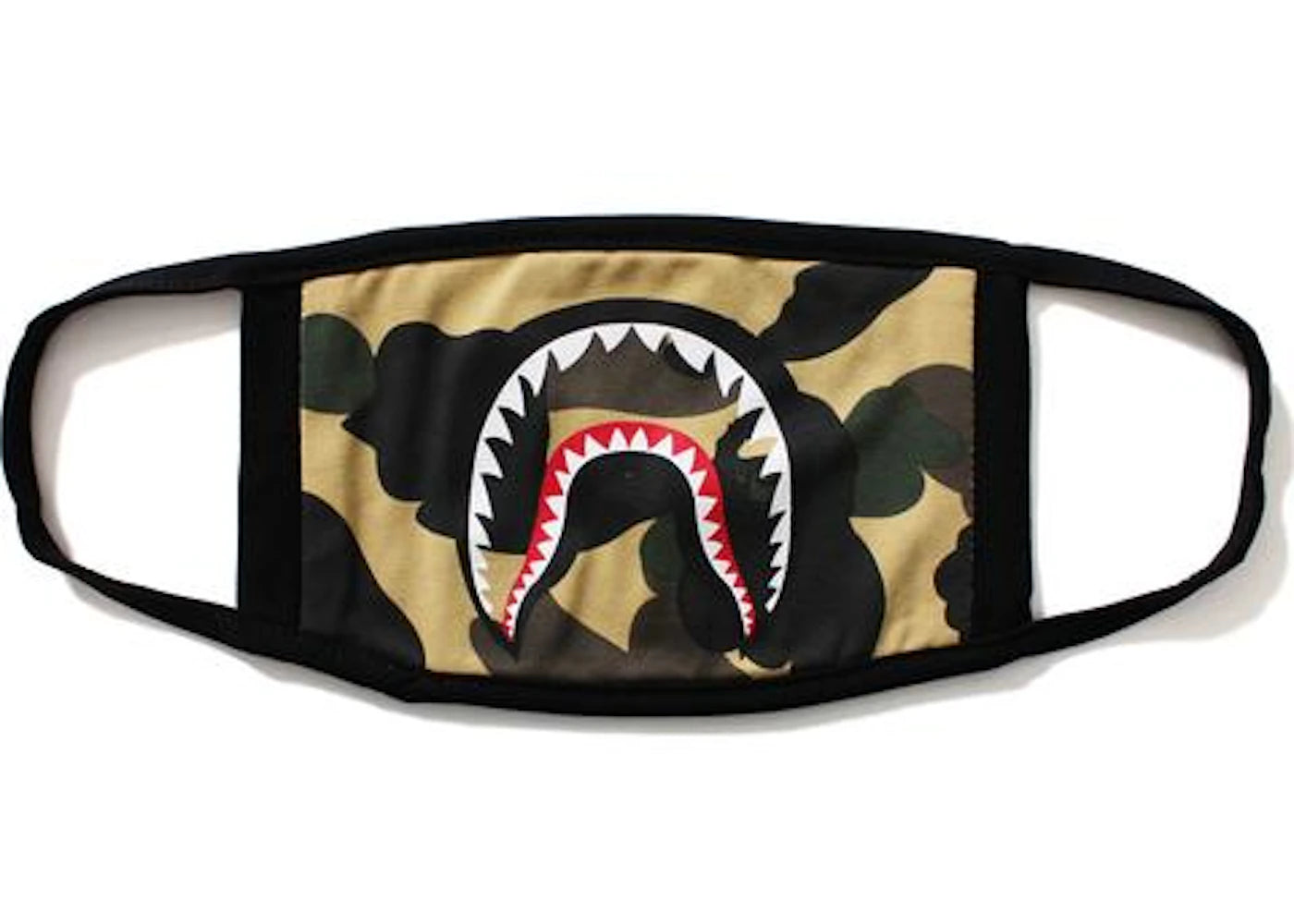 BAPE 1st Camo Shark Mask Yellow