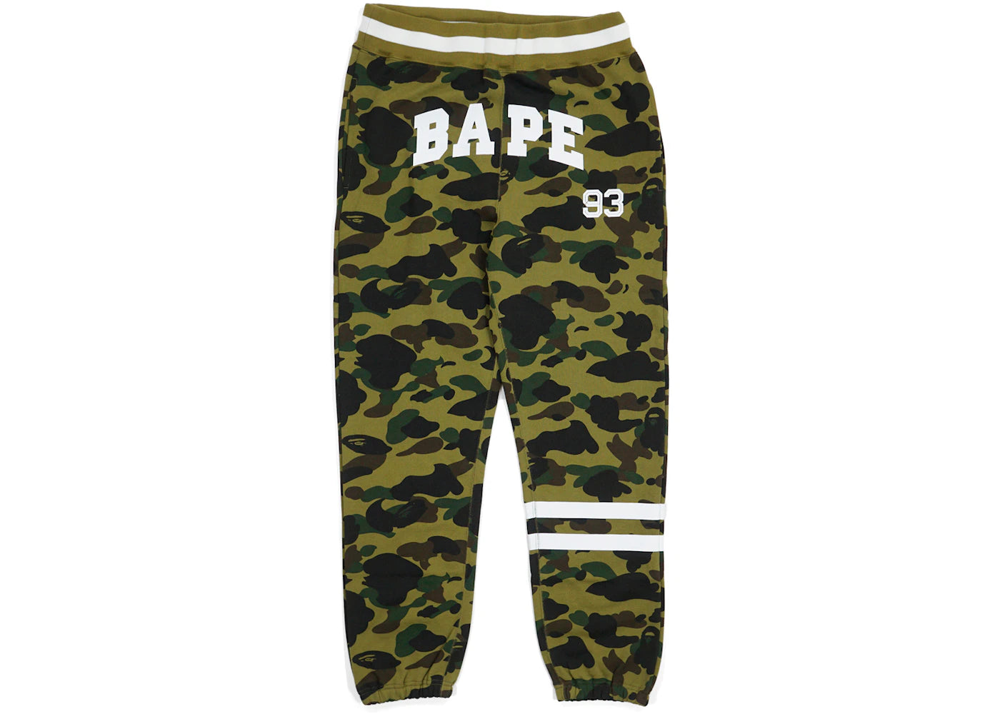 BAPE 1st Camo 93 Border Sweatpants Green