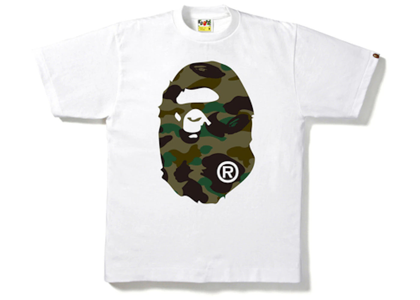 BAPE 1st Camo Ape Head Tee White