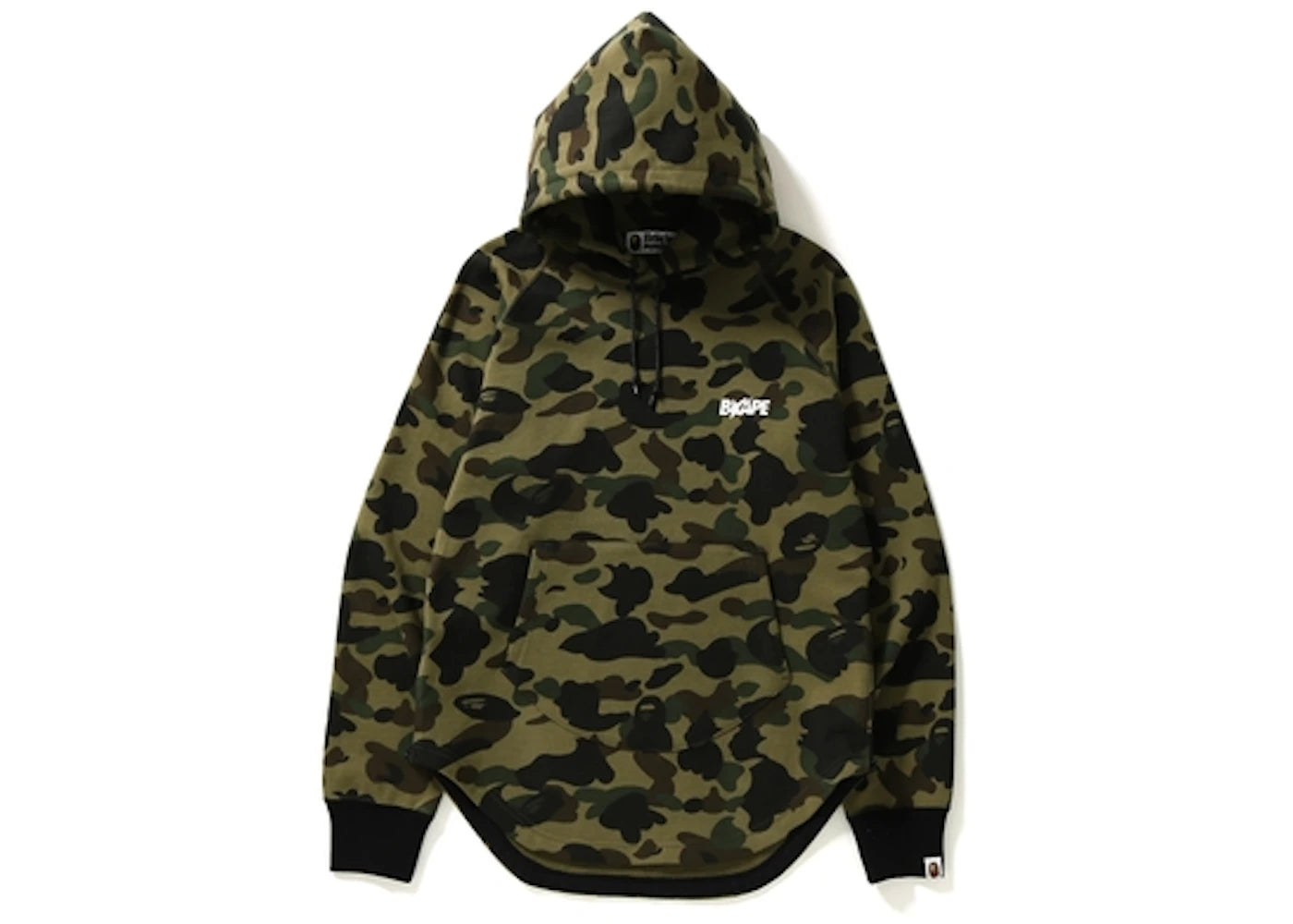 BAPE 1st Camo Side Zip Pullover Hoodie Green/Camo