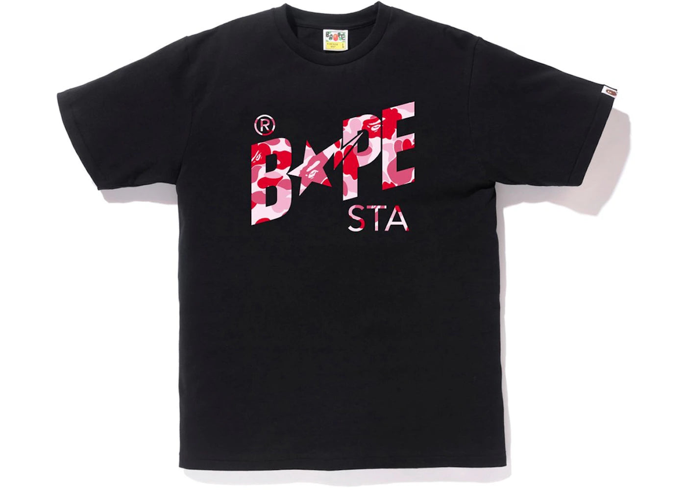 BAPE ABC Bapesta Tee Black/Pink