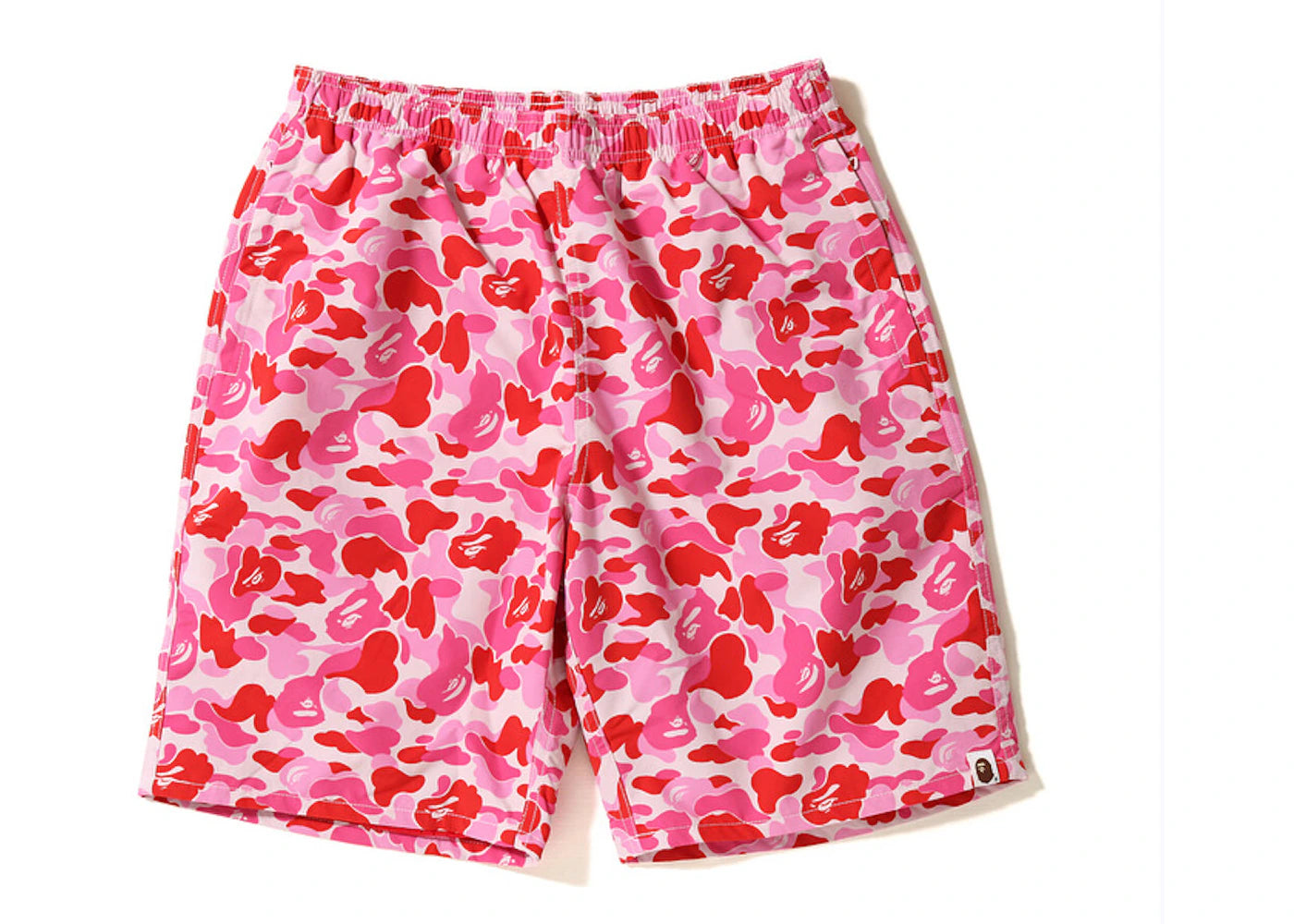 BAPE ABC Beach Shorts Pink