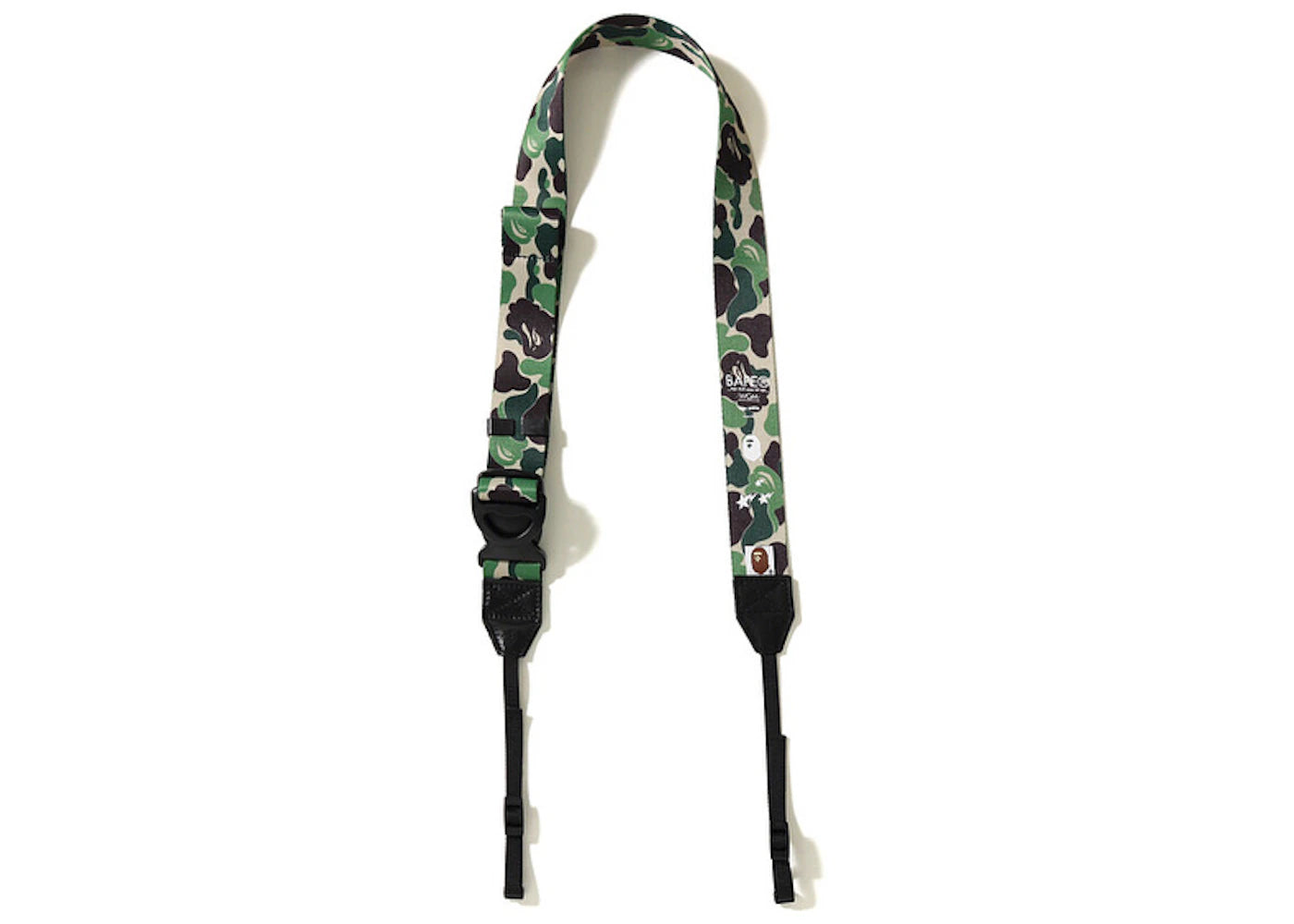BAPE ABC Camera Wide Strap Green