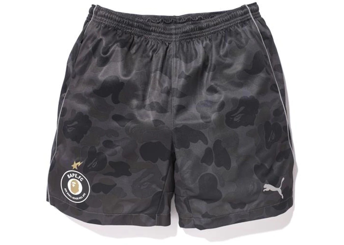 BAPE X Puma ABC Camo FC Replica Shorts Black