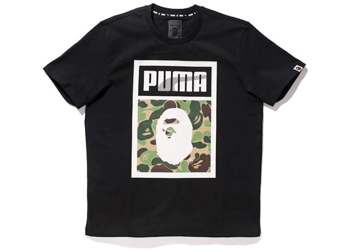 BAPE X Puma ABC Camo Logo Tee Black