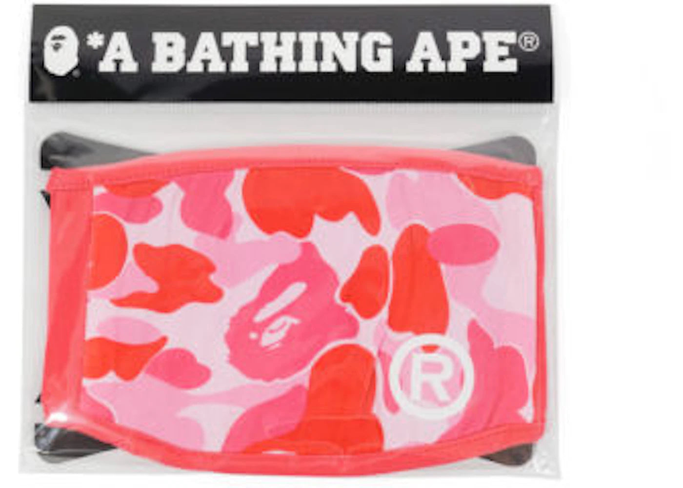 BAPE ABC Camo Mask Pink