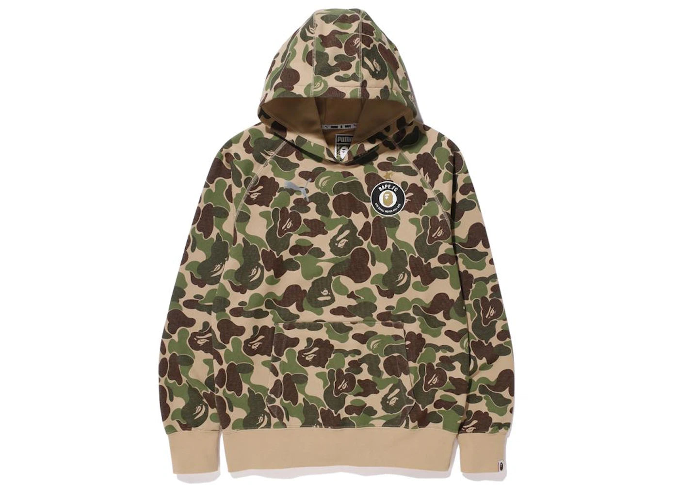 BAPE X Puma ABC Camo Pullover Hoodie Green