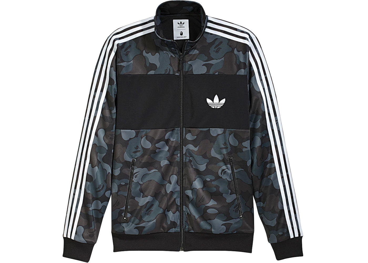 BAPE X adidas ABC Camo Track Jacket Black