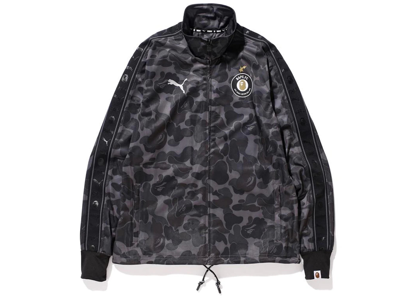 BAPE X Puma ABC Camo Training Jacket Black