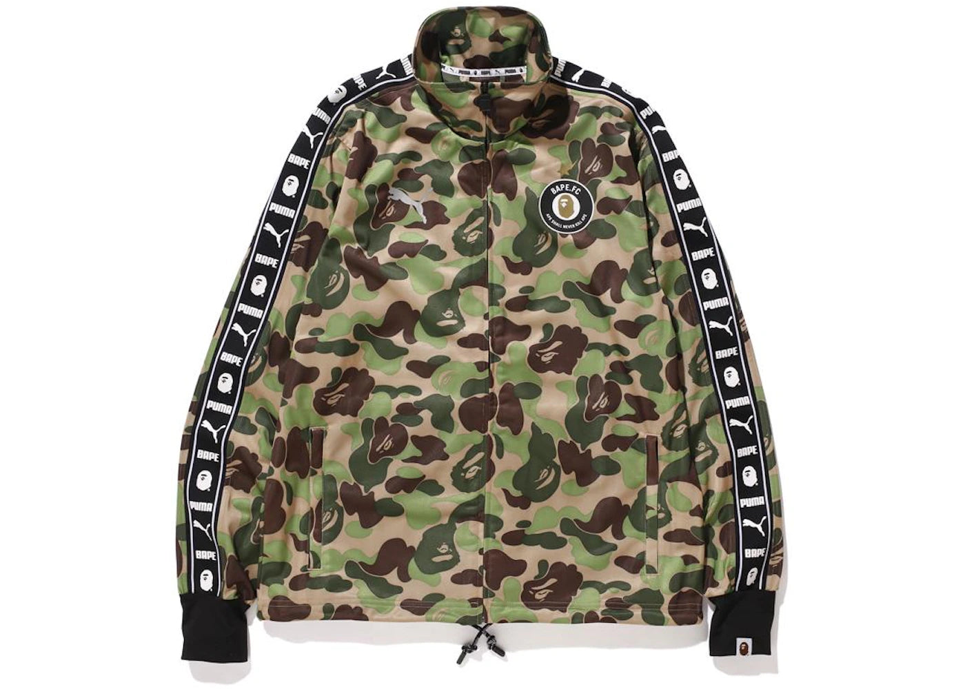 BAPE X Puma ABC Camo Training Jacket Green