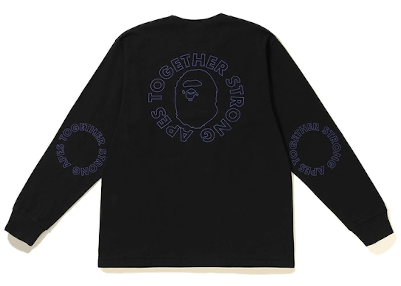BAPE ATS Circle LS Tee Black