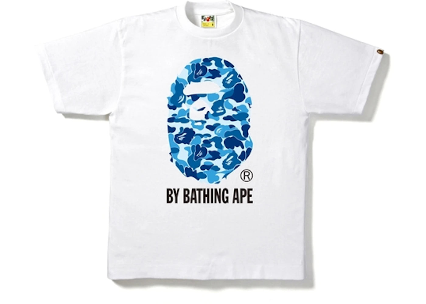 BAPE ABC Camo By Bathing Tee White/Blue