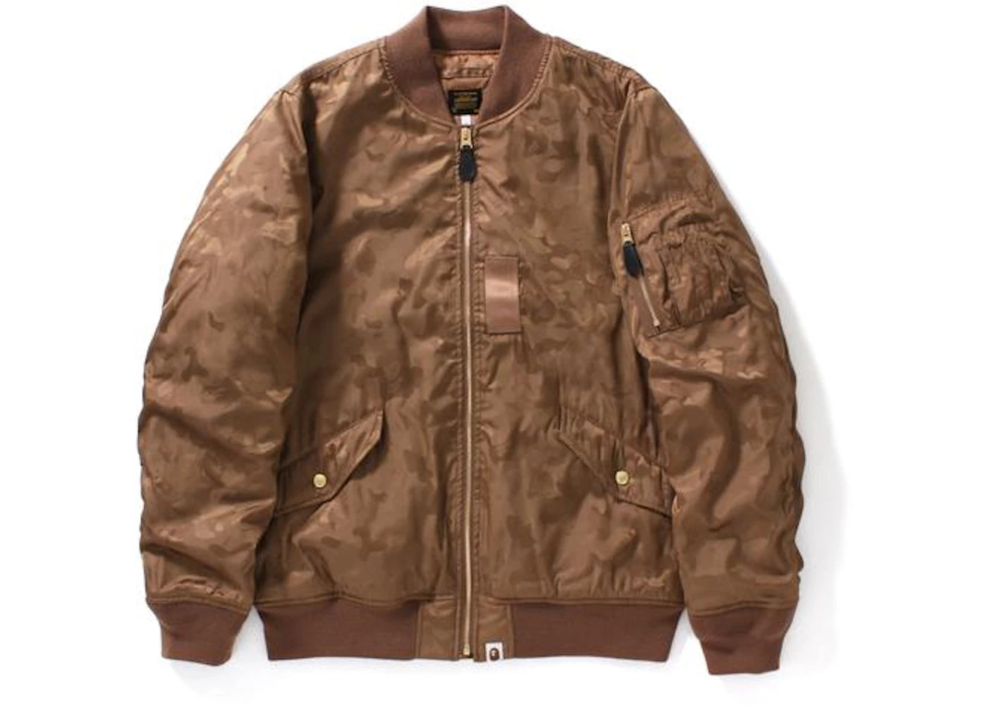 BAPE Abc Camo Jacquard Bomber Jacket Jacket Brown