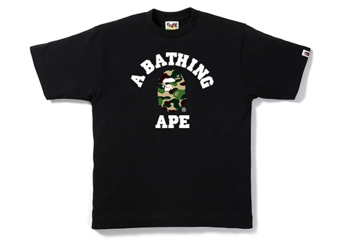 BAPE ABC College Tee Black/Olive