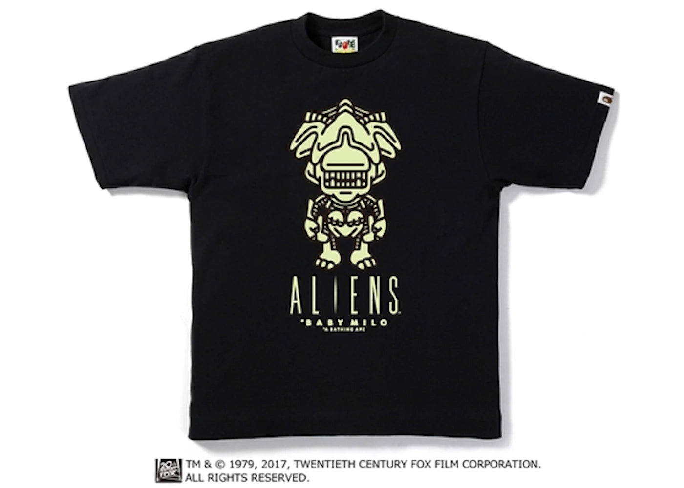 BAPE Alienaliens Alien Queen Tee Black