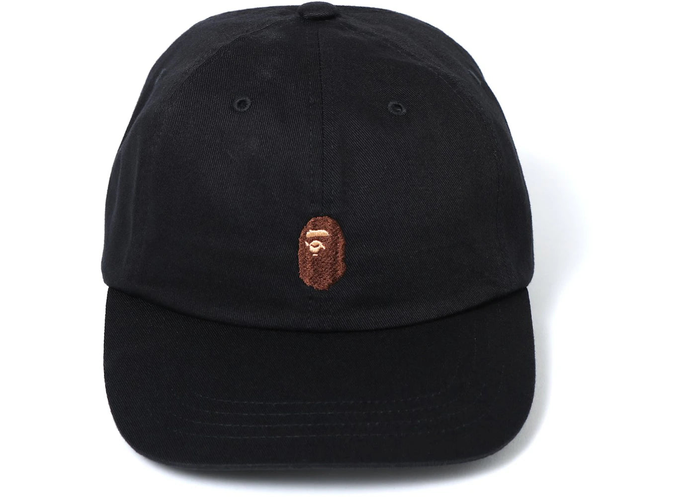 BAPE Ape Head Embroidery Panel Cap (Kids) Black