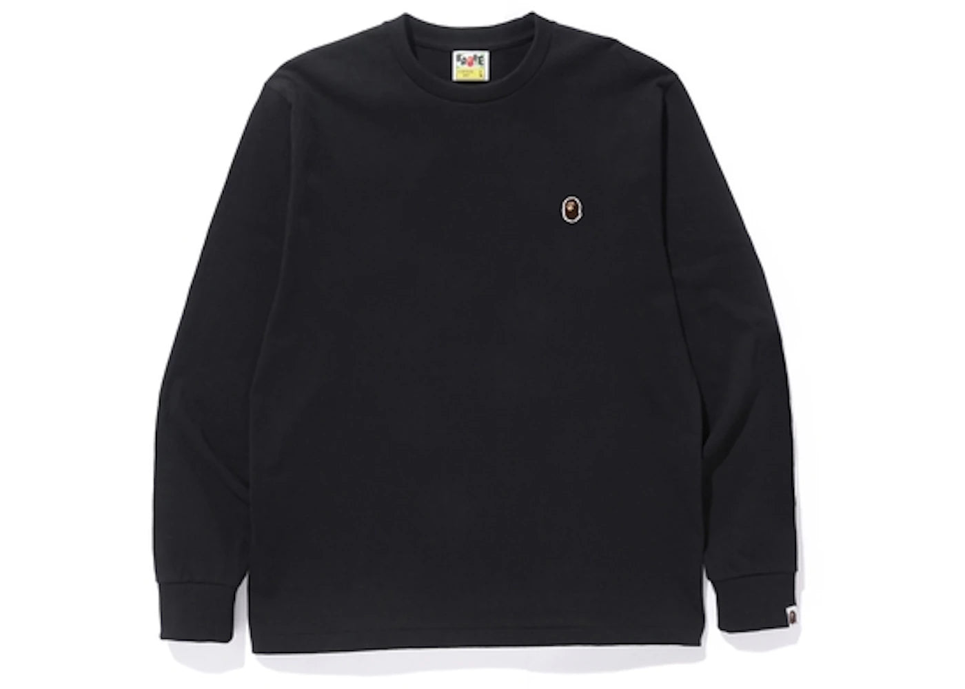 BAPE Ape Head One Point L/S Tee Black