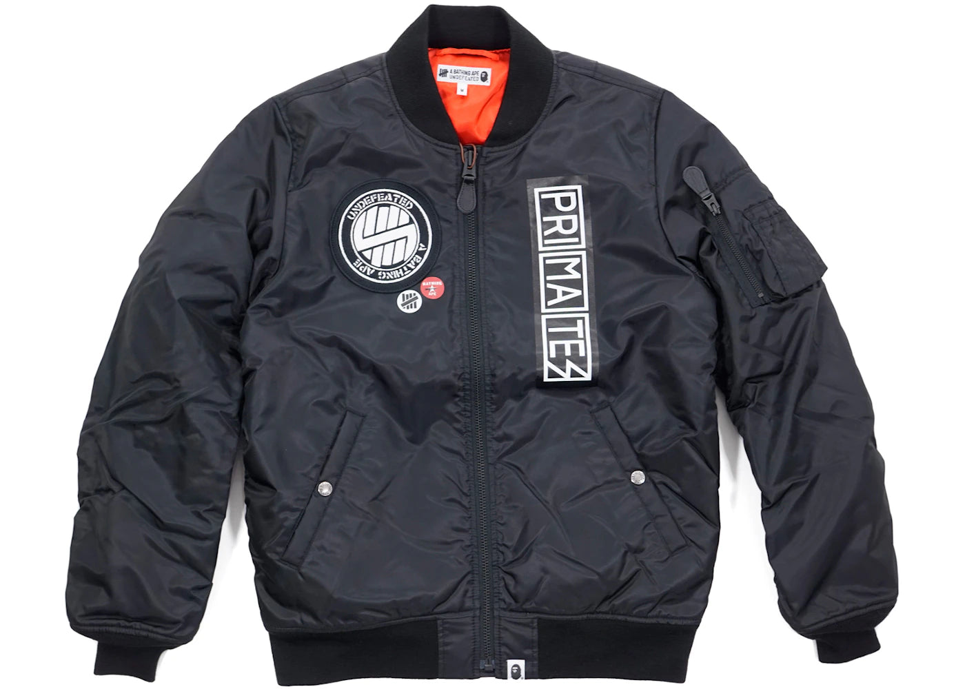 BAPE Applique MA1 Bomber Jacket Black