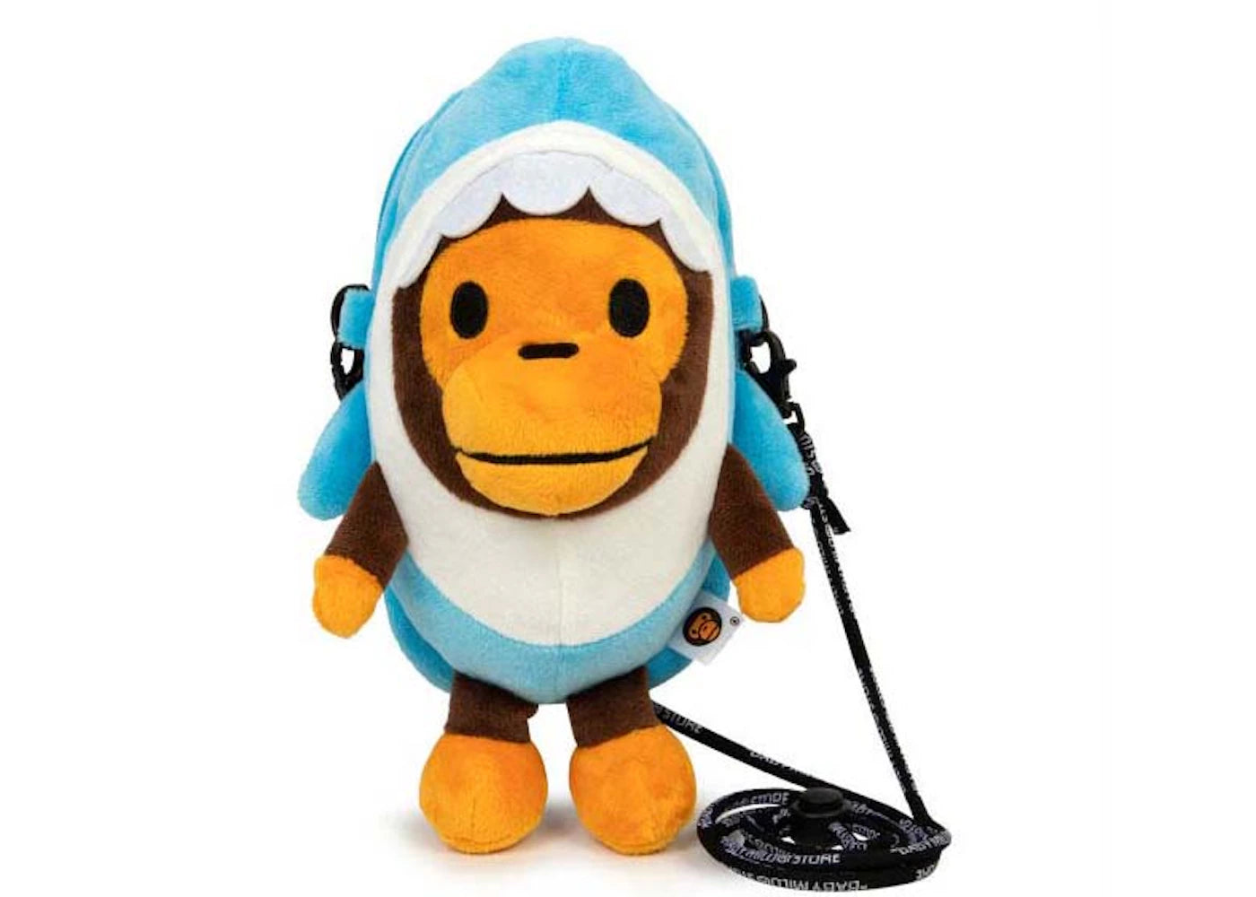 BAPE Baby Milo Plush Shark Mobile Bag Blue