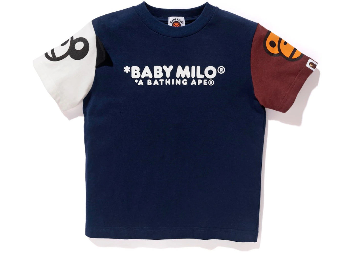 BAPE Baby Milo Tee Tee (Kids) Navy/Multi