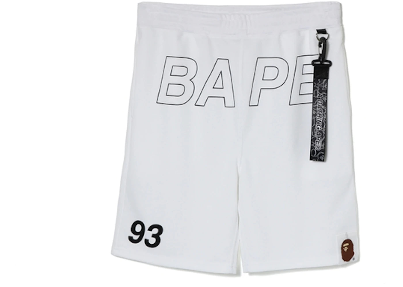 BAPE Bape Sweat Shorts White