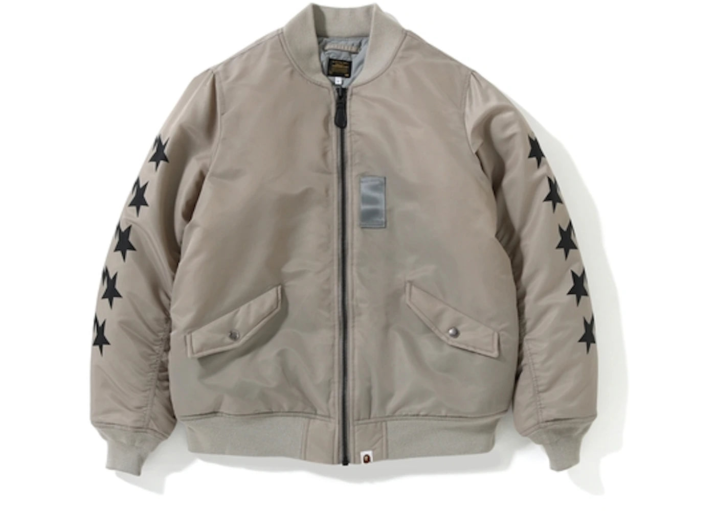 BAPE Bapesta Bomber Jacket Grey