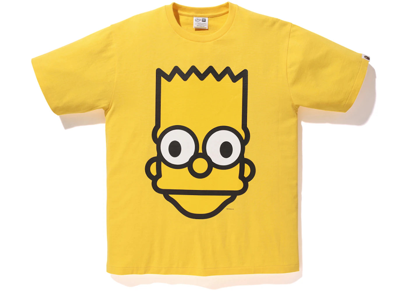 BAPE X The Simpsons Bart Face Tee Yellow