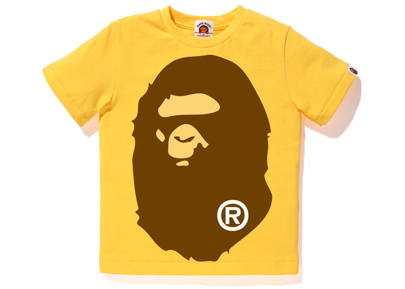 BAPE Big Ape Head Tee Tee (Kids) Yellow