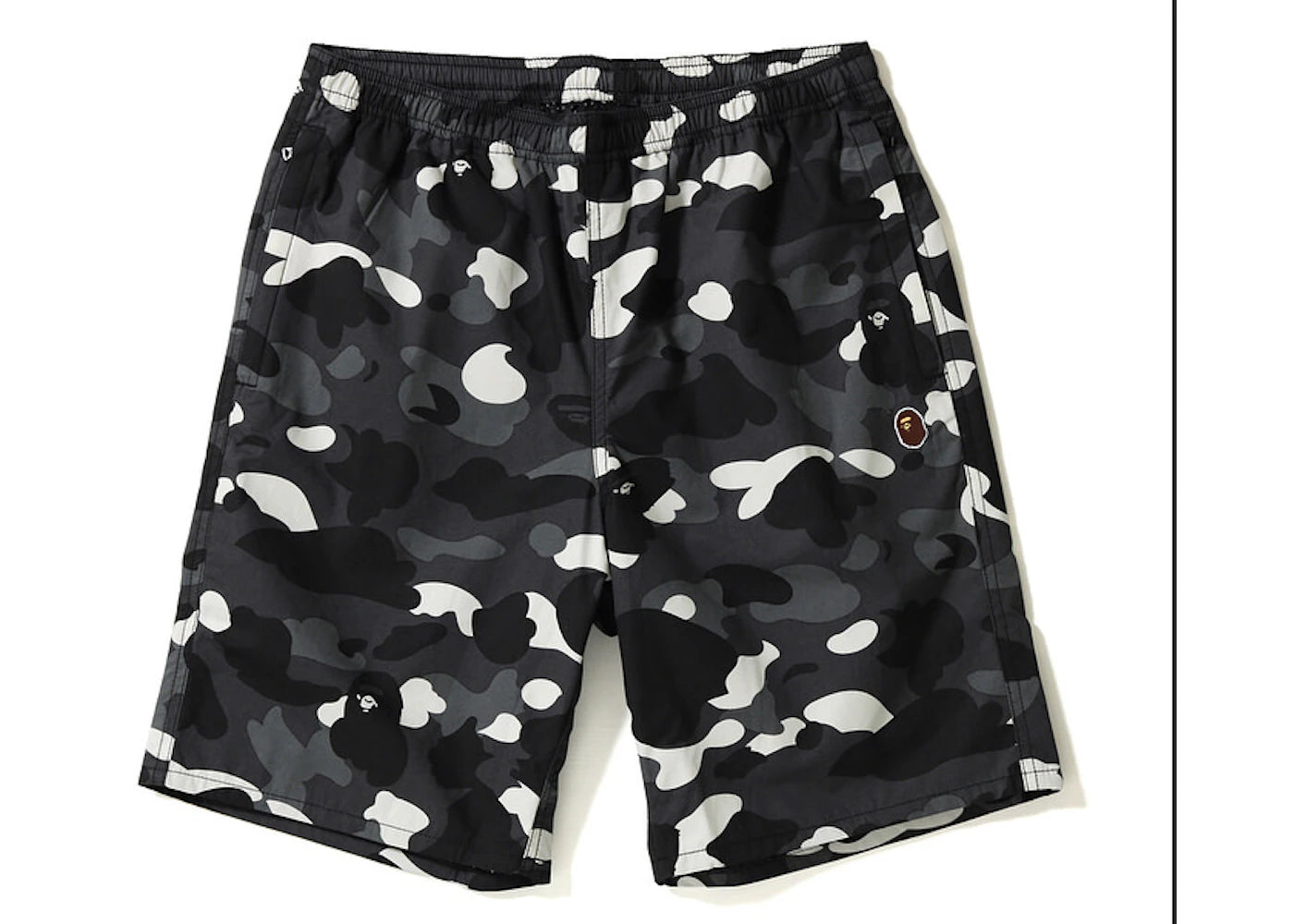 BAPE City Camo Beach Shorts Black