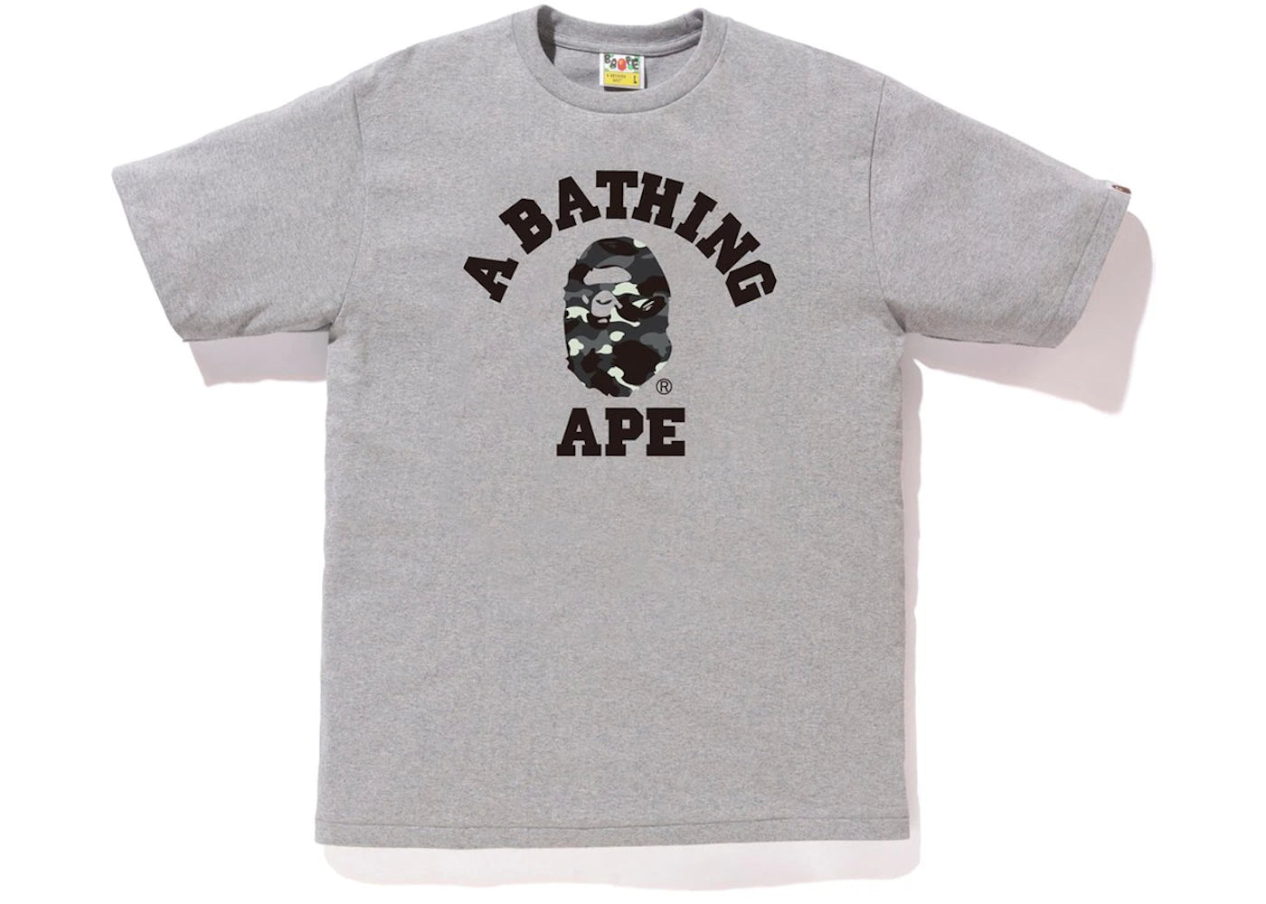 BAPE City Camo College Tee Grey/Black