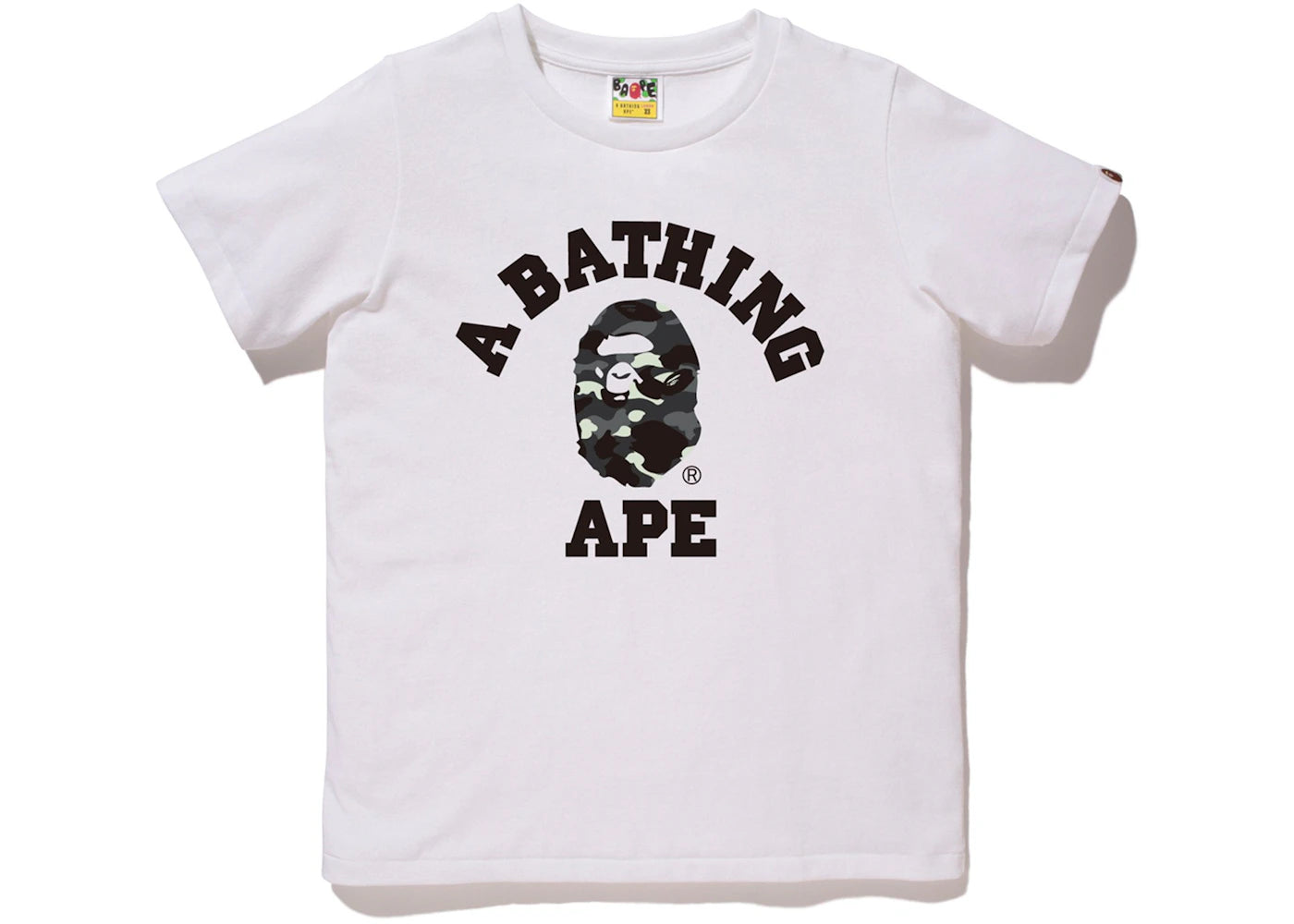BAPE City Camo College Tee White/Black