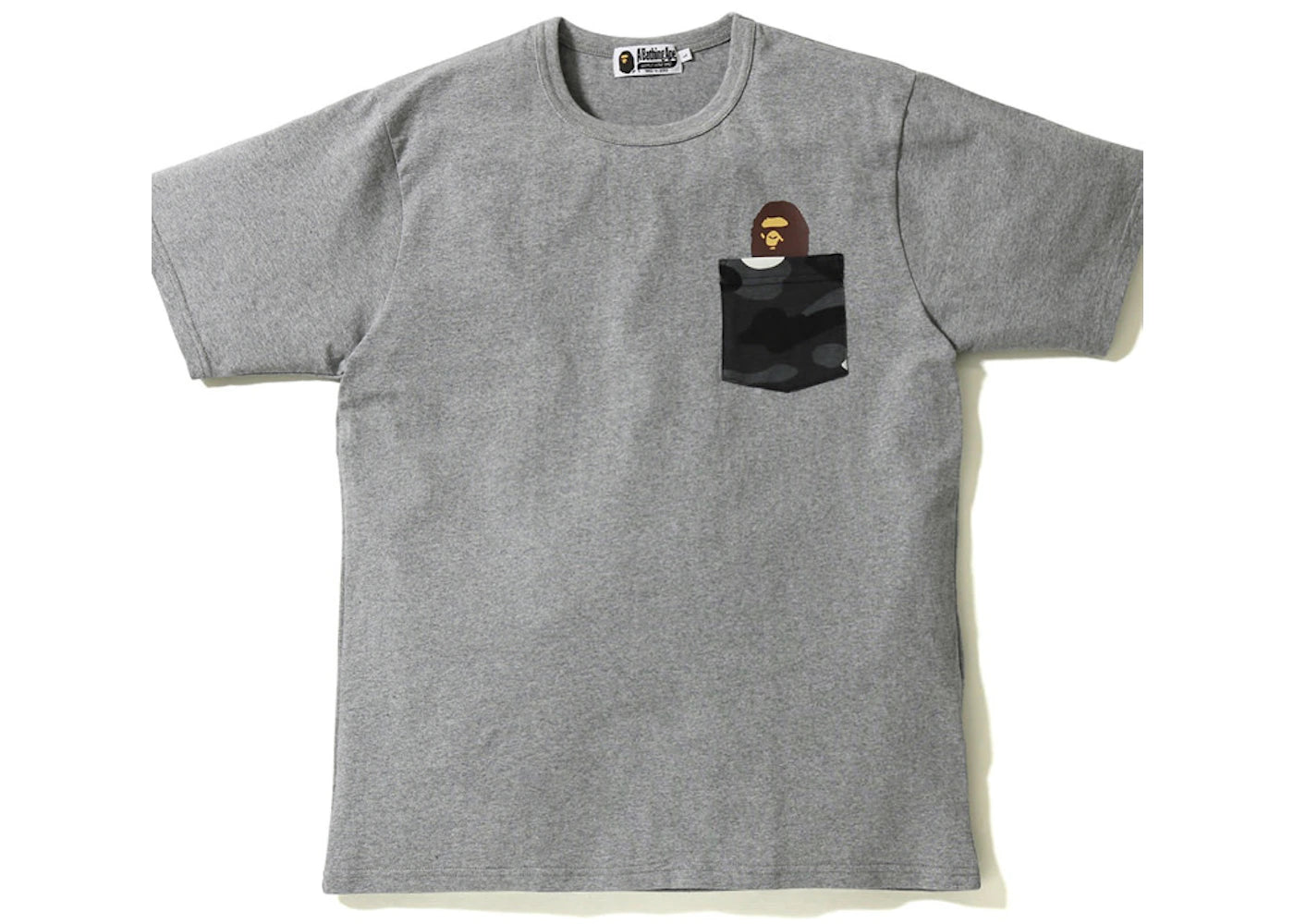 BAPE City Camo Pocket Tee Grey