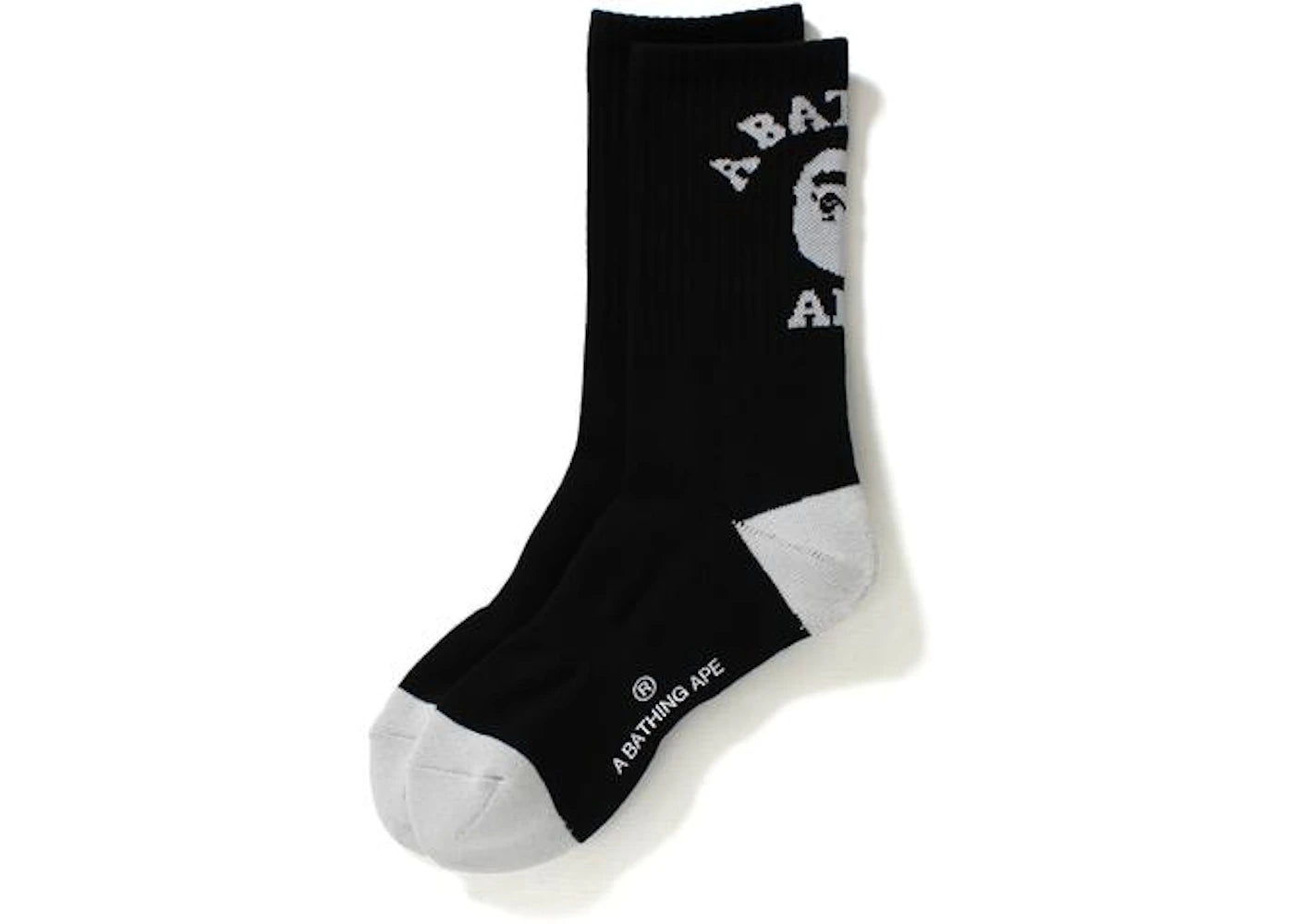 BAPE College Socks Black