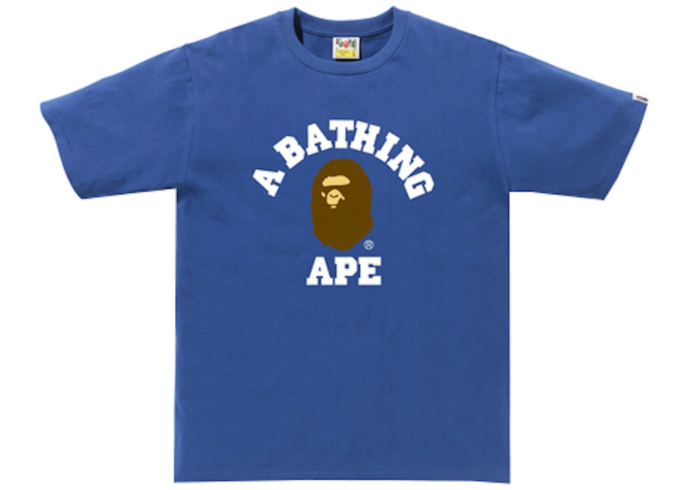 BAPE College Tee Blue