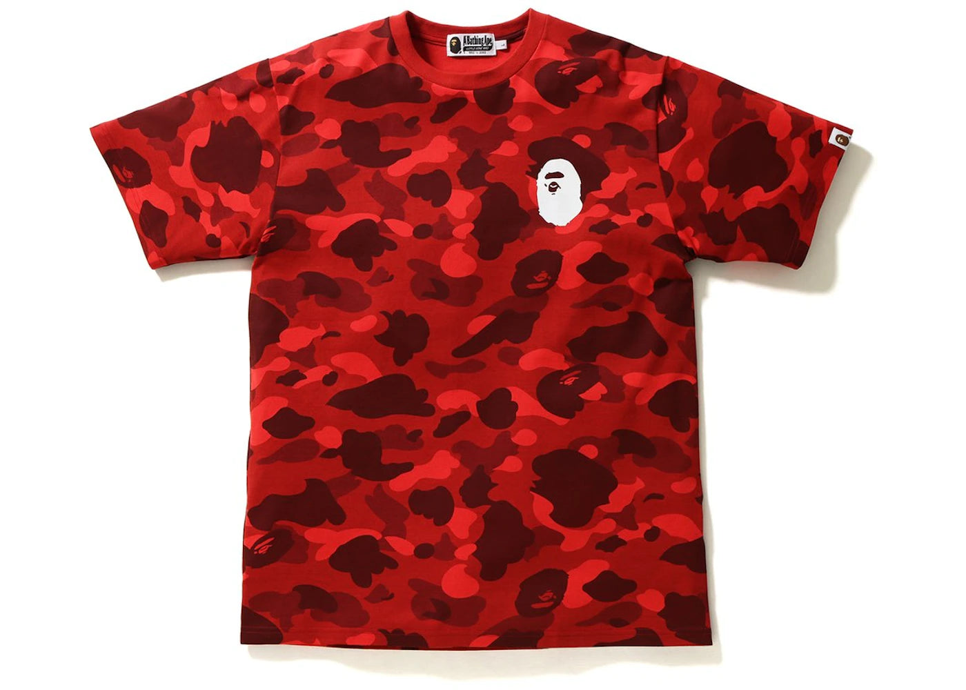 BAPE Color Camo Bape Tee Red