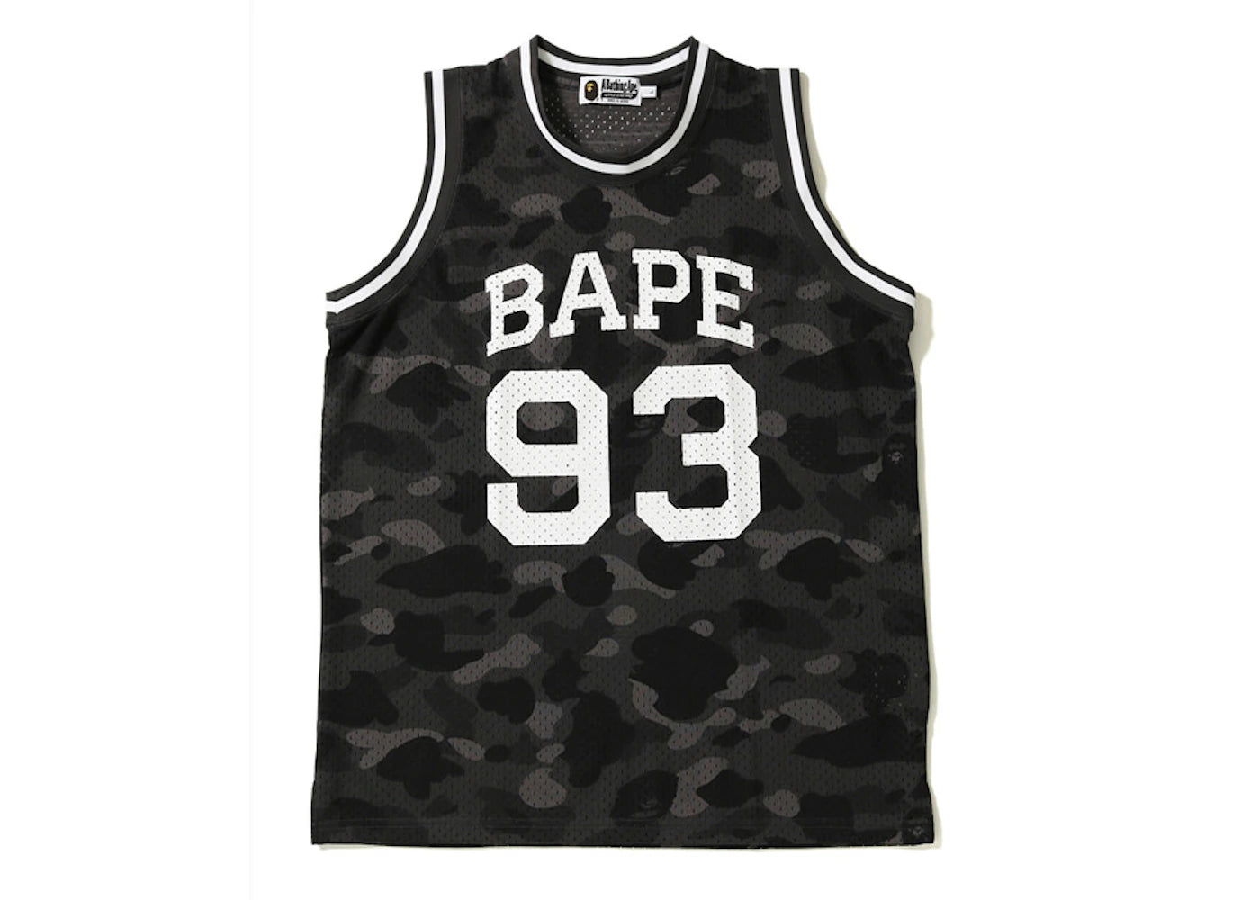 BAPE Color Camo Basketball Tank Top Black
