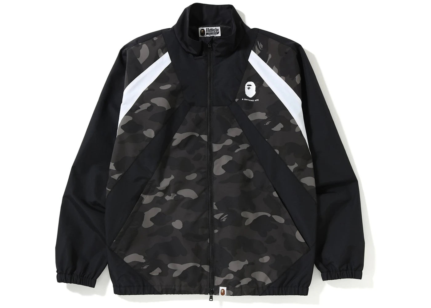 BAPE Color Camo Color Block Jacket Black