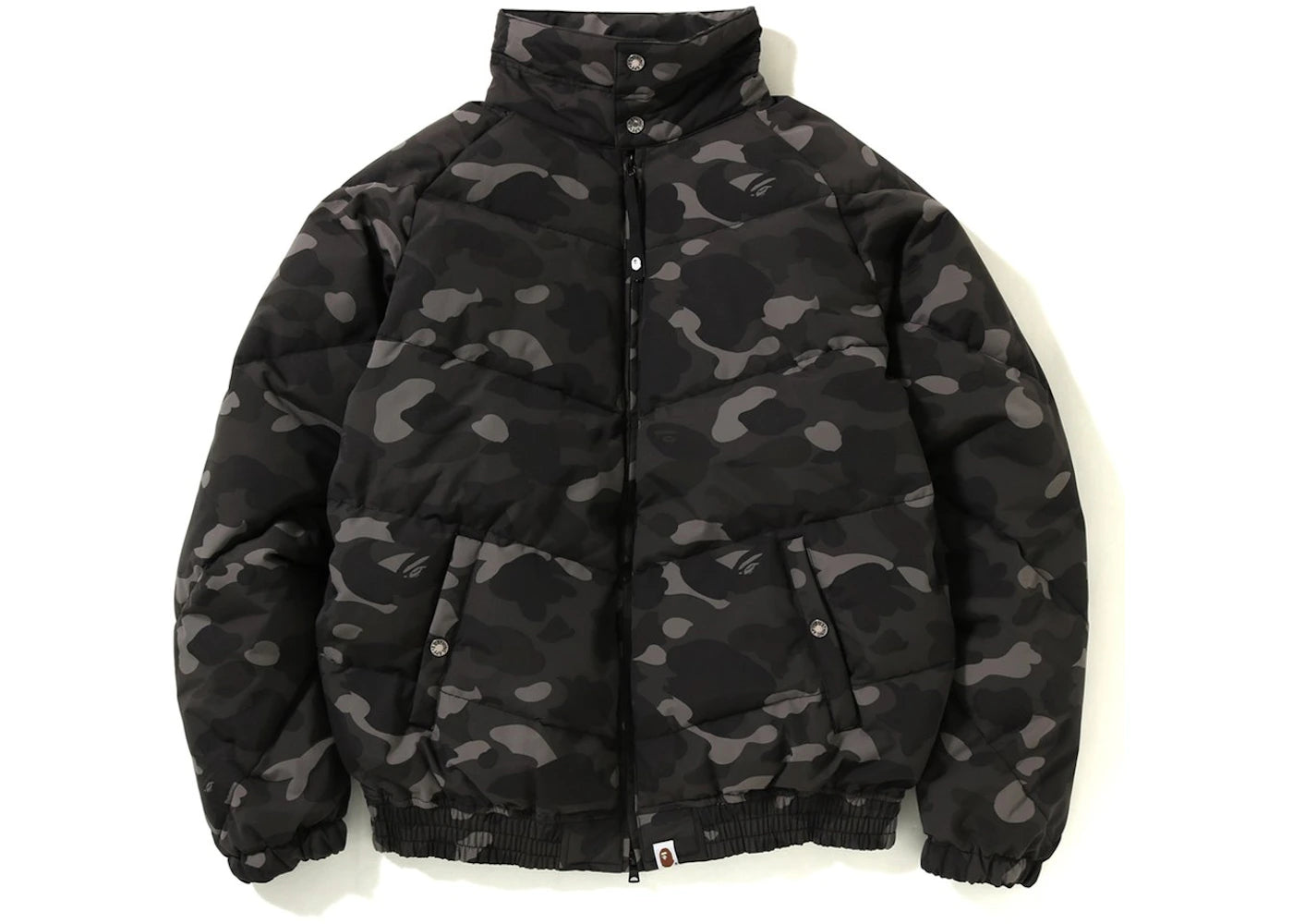 BAPE Color Camo Down Jacket Black