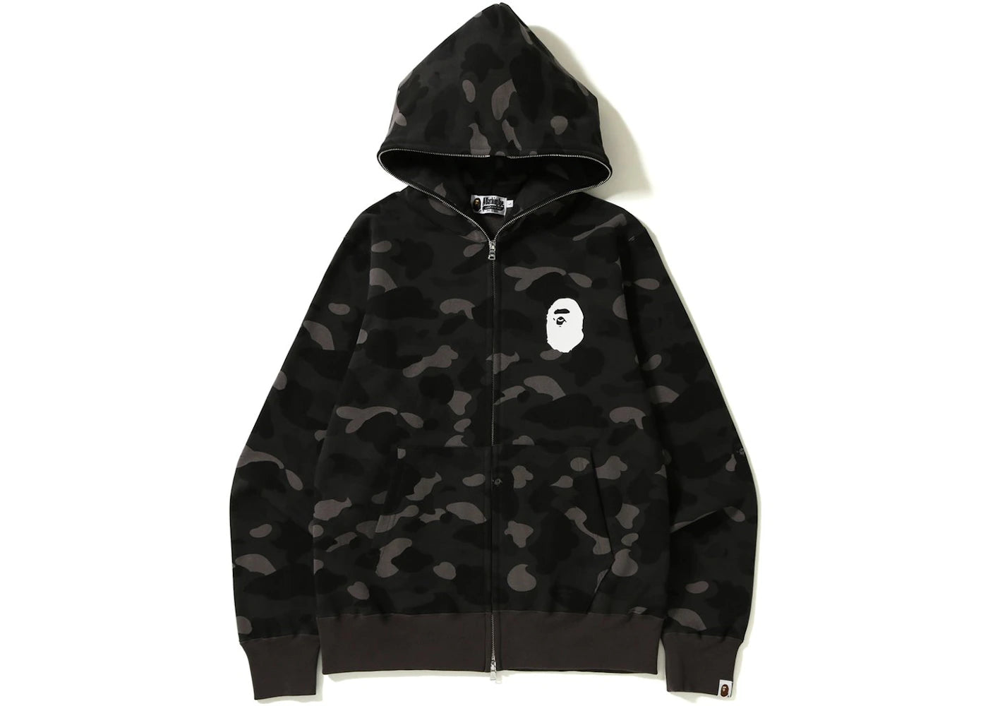 BAPE Color Camo Full Zip Hoodie Black