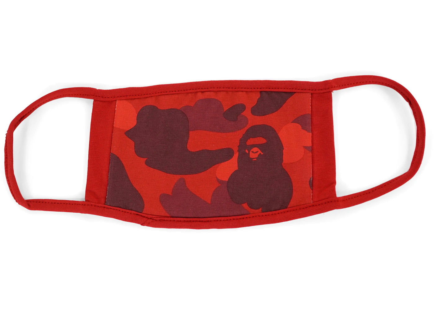 BAPE Color Camo Mask Red