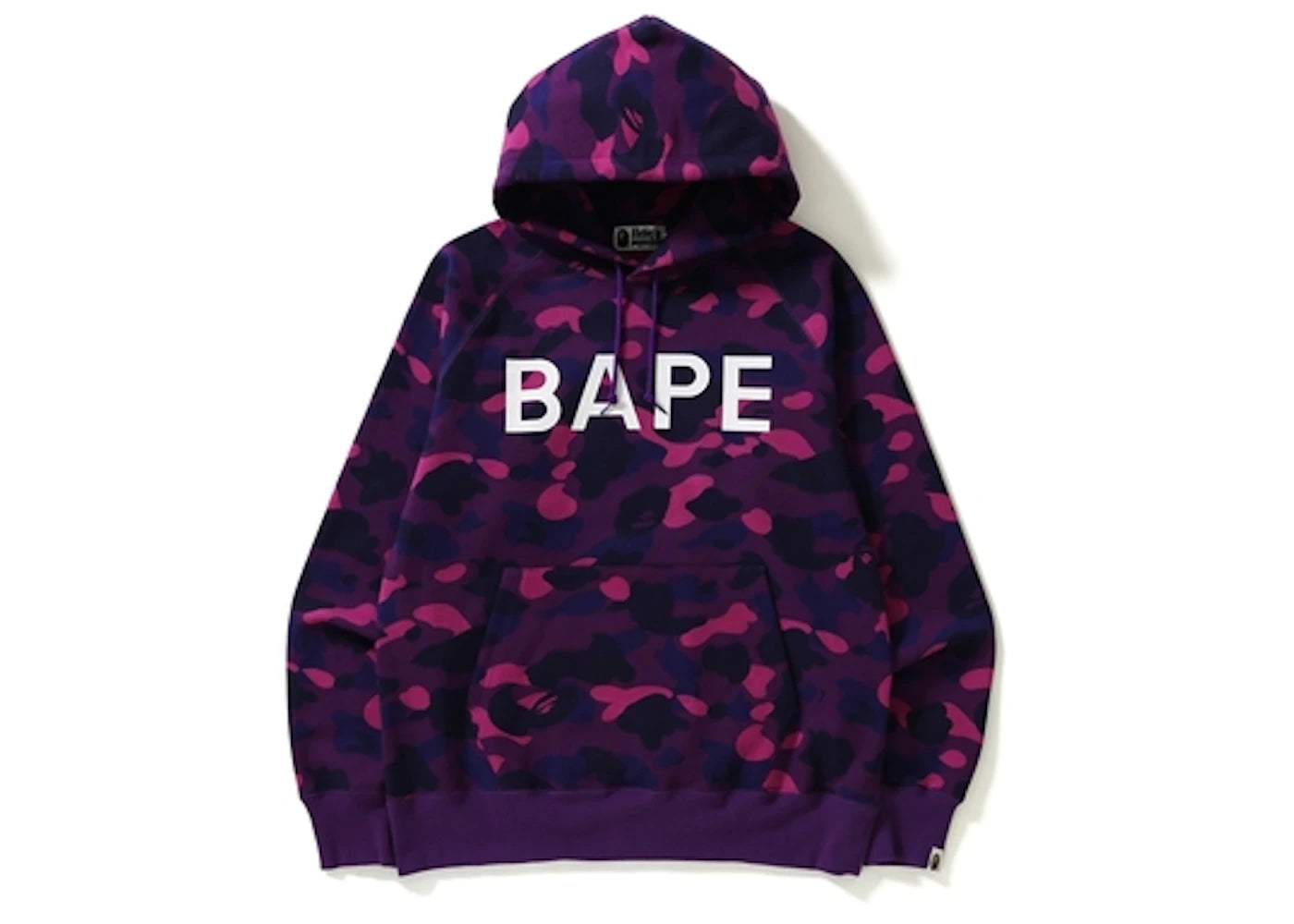 BAPE Color Camo Pullover Hoodie Purple