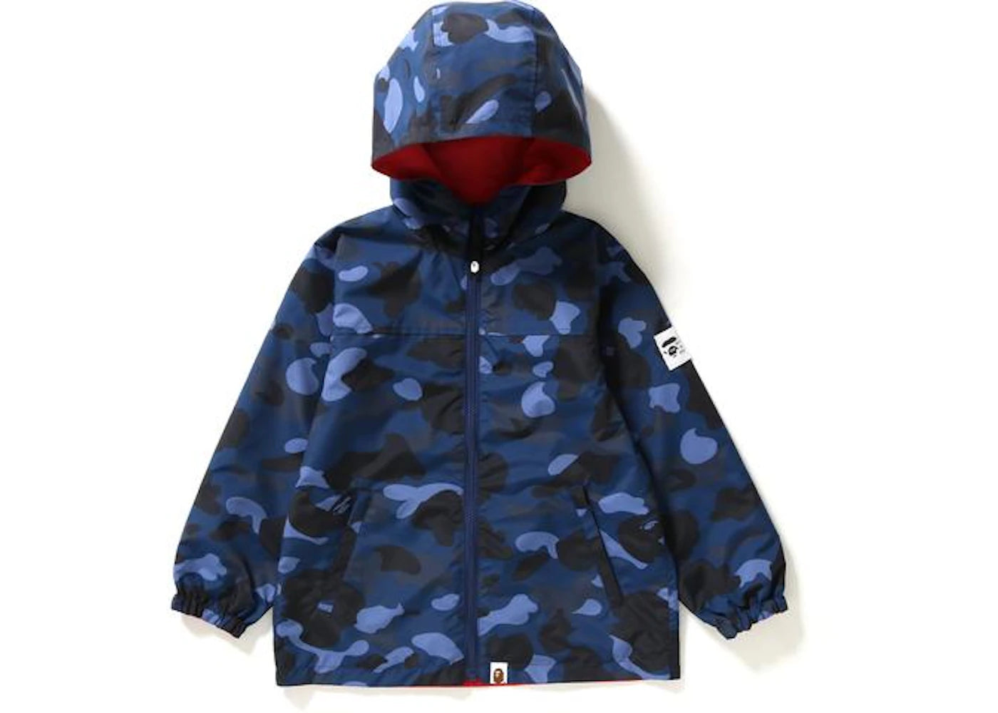 BAPE Color Camo Reversible Hoodie Jacket Jacket (Kids) Navy