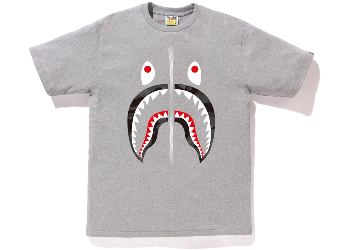 BAPE Color Camo Shark Tee Gray/Black