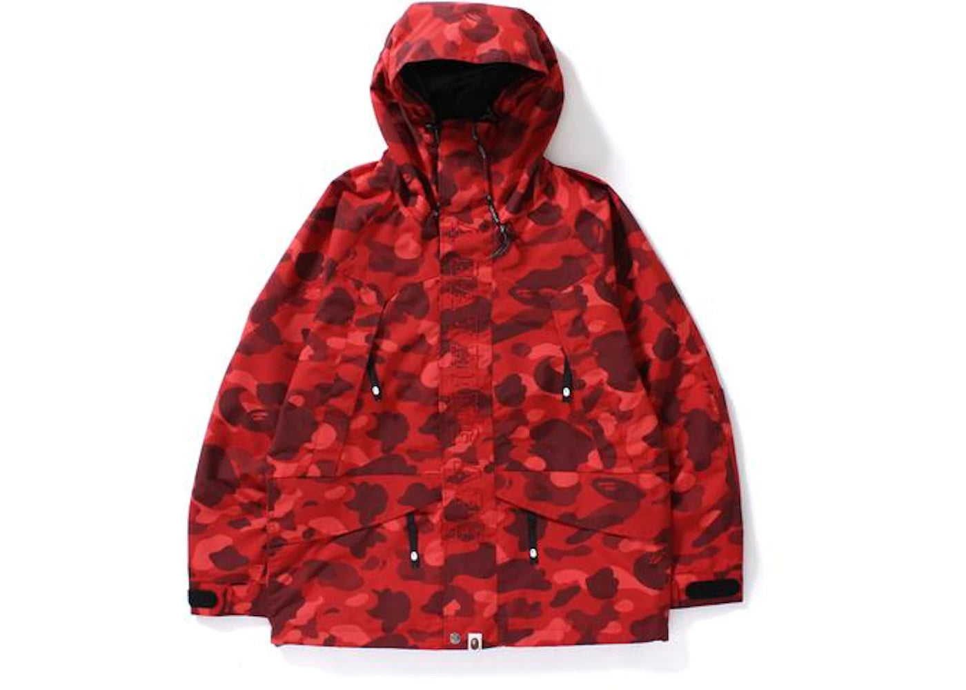 BAPE Color Camo Snowboard Jacket M Red