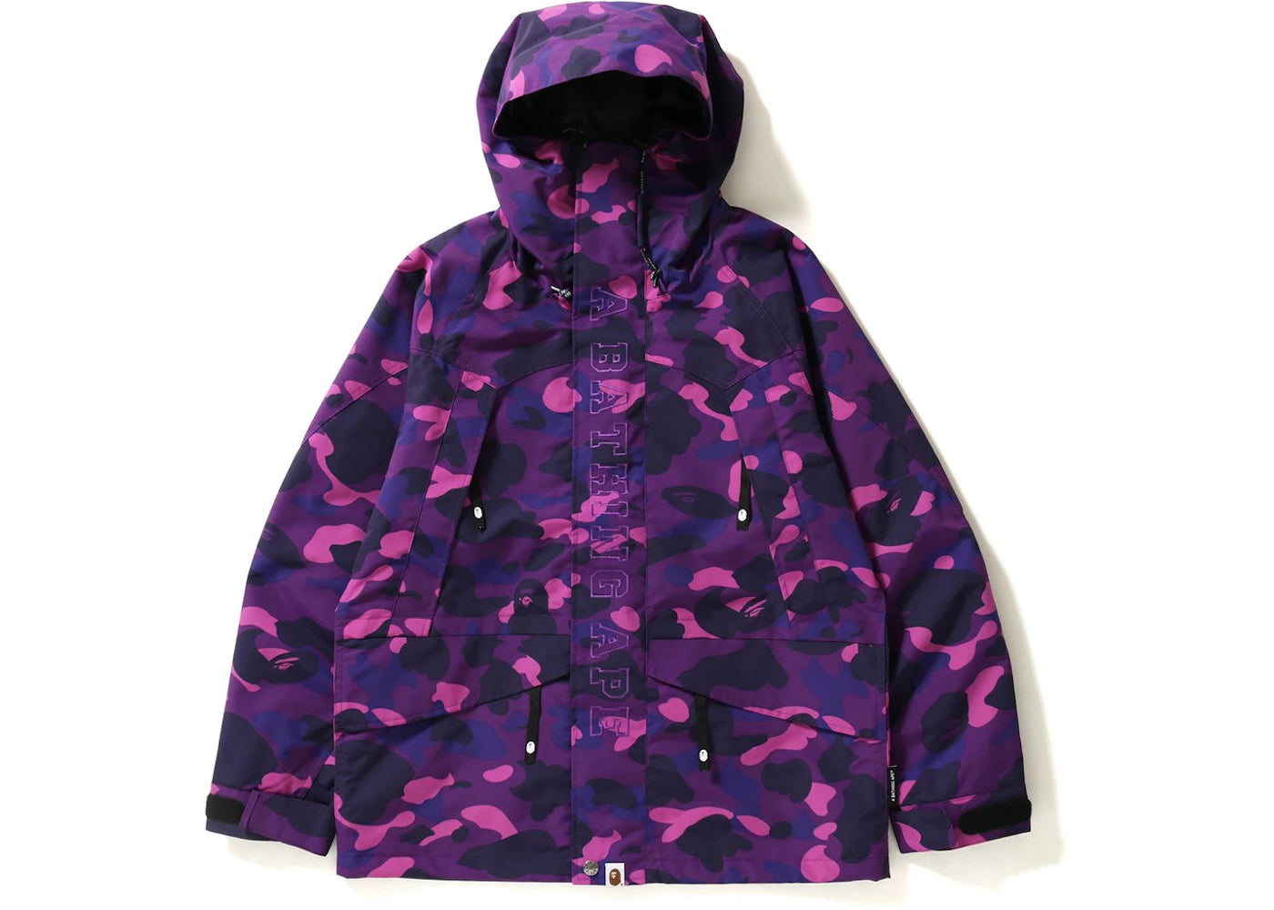 BAPE Color Camo Snowboard Jacket Jacket Purple