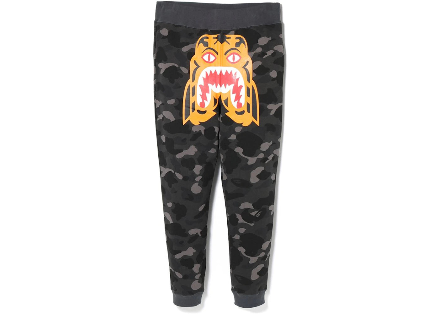 BAPE Color Camo Tiger Slim Sweat Pants Black