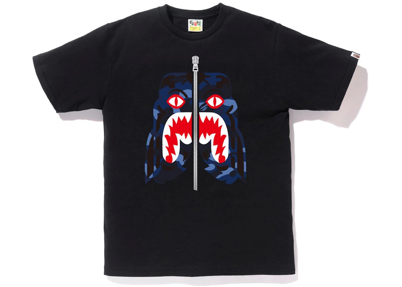 BAPE Color Camo Tiger Tee Black/Blue