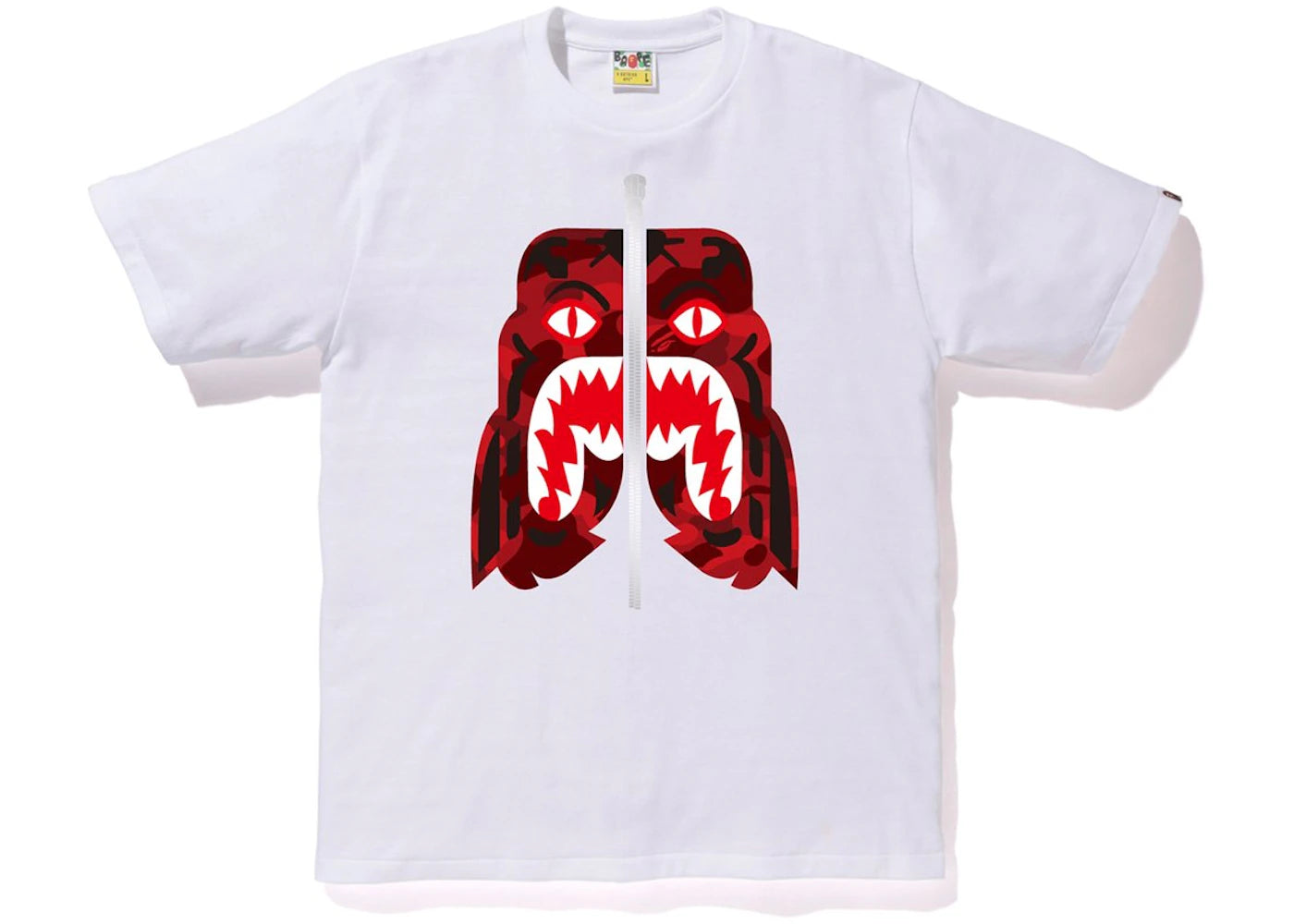 BAPE Color Camo Tiger Tee White/Red