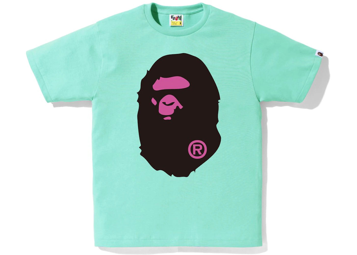 BAPE Colors Big Ape Head Tee (SS18) Green