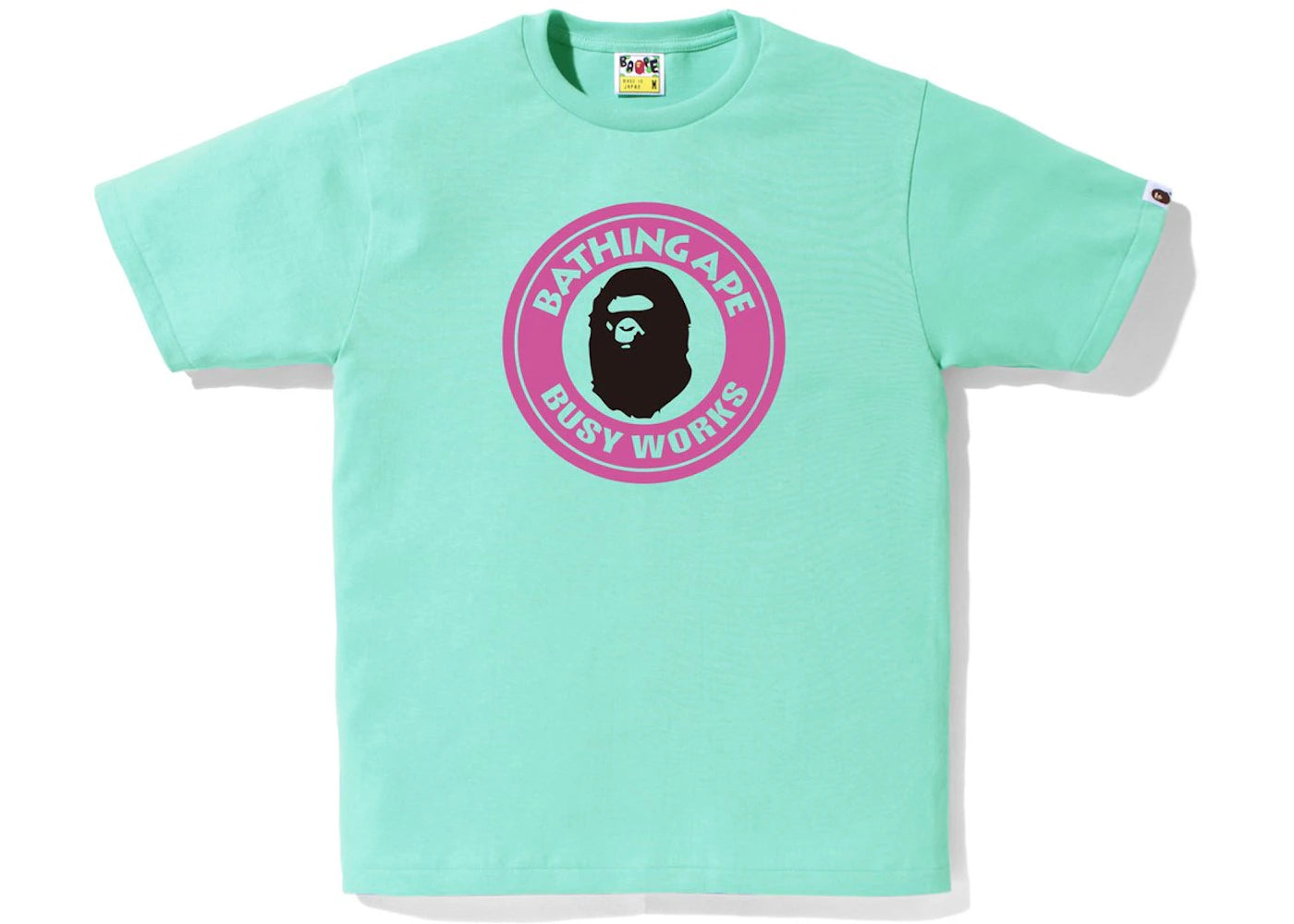 BAPE Colors Busy Works Tee Green